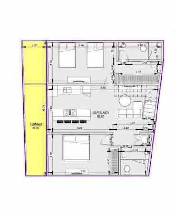 1 Block To The Beach 2Br 6Pax Rooftop Pool King Bed Playa del Carmen