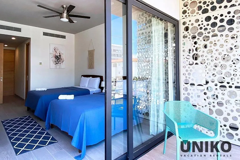 1 Block To The Beach 2Br 6Pax Rooftop Pool King Bed Playa del Carmen