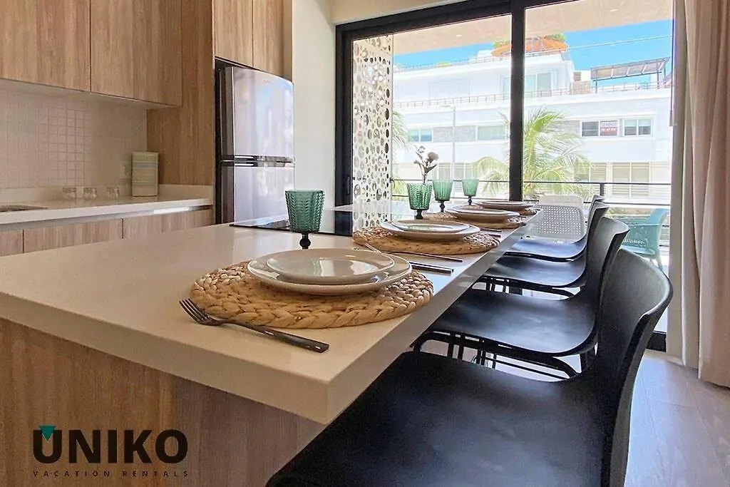 1 Block To The Beach 2Br 6Pax Rooftop Pool King Bed Playa del Carmen 0*,  Mexico