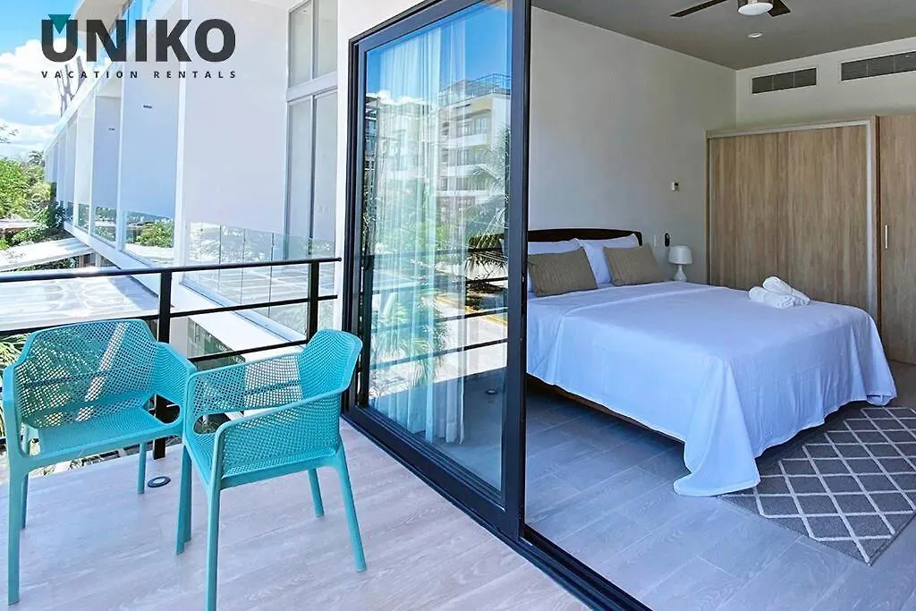1 Block To The Beach 2Br 6Pax Rooftop Pool King Bed Playa del Carmen Mexico