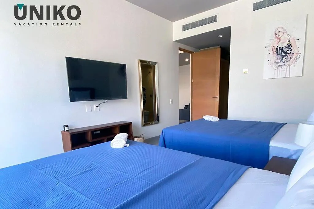 1 Block To The Beach 2Br 6Pax Rooftop Pool King Bed Playa del Carmen